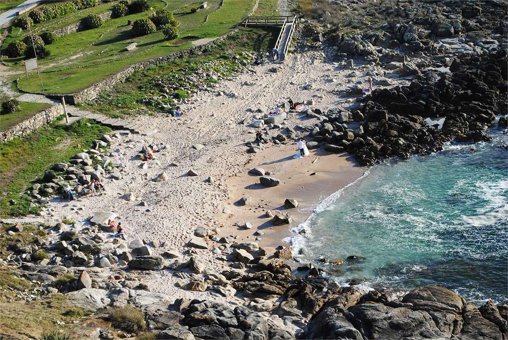 Playa Os Frades en Baiona