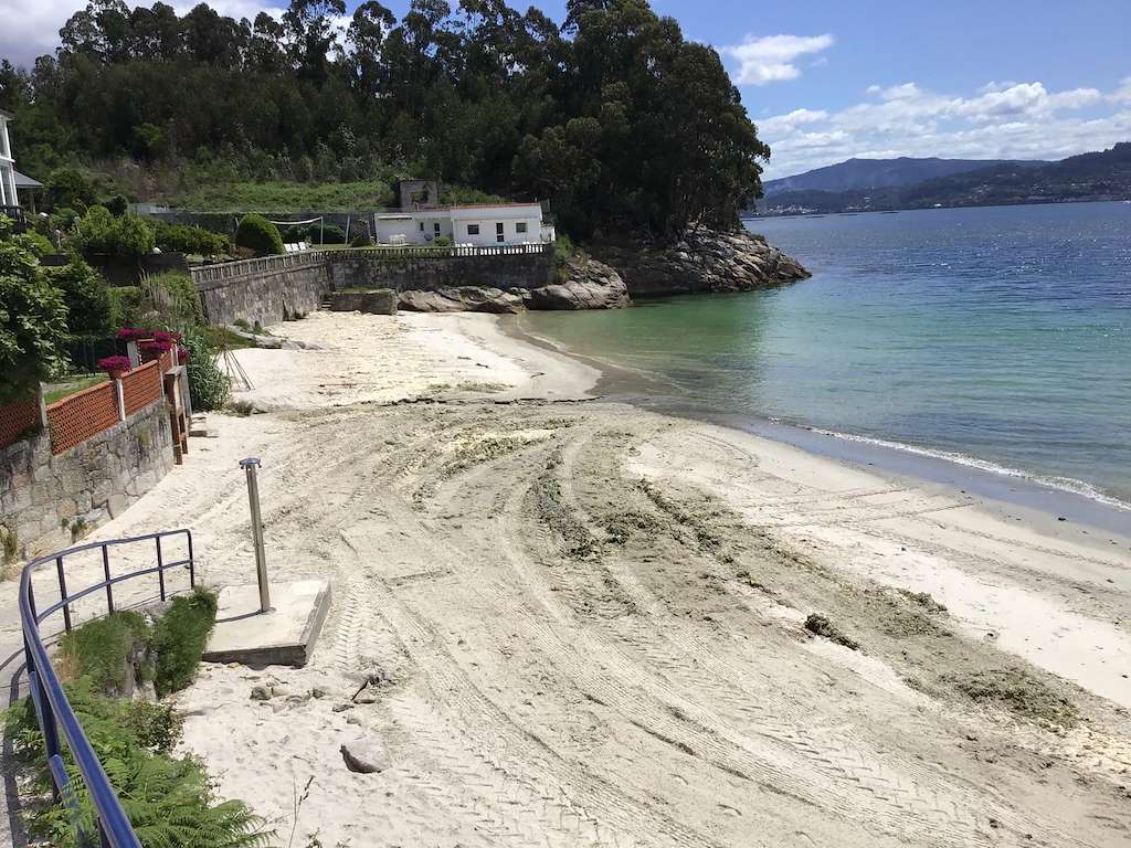 Playa Ouriceira en Poio