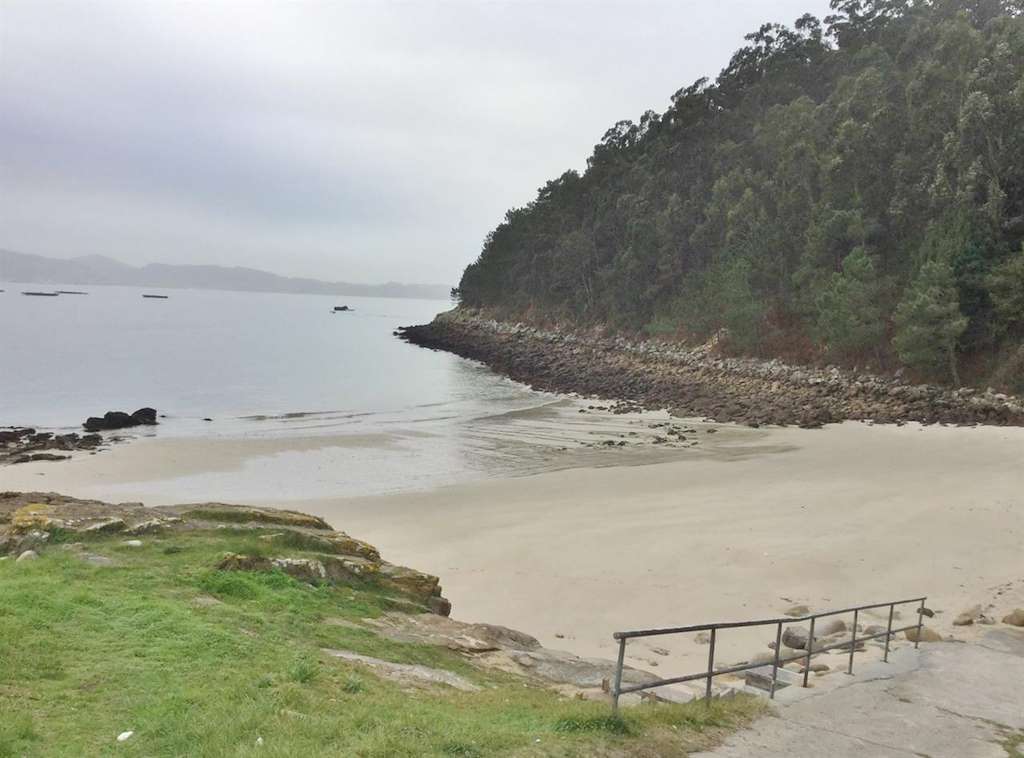 Playa Pampaido en Sanxenxo