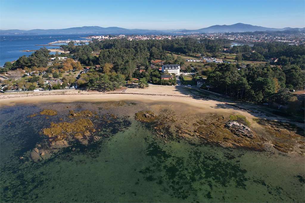 Playa Pasaxe en Vilanova de Arousa