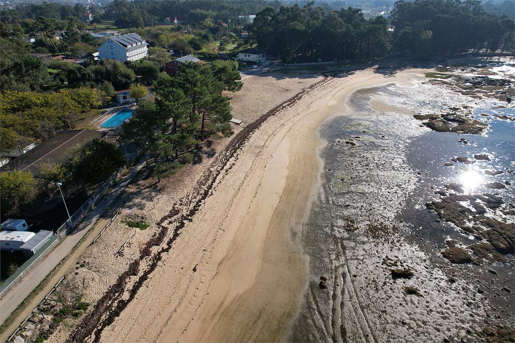 Playa Pasaxe en Vilanova de Arousa