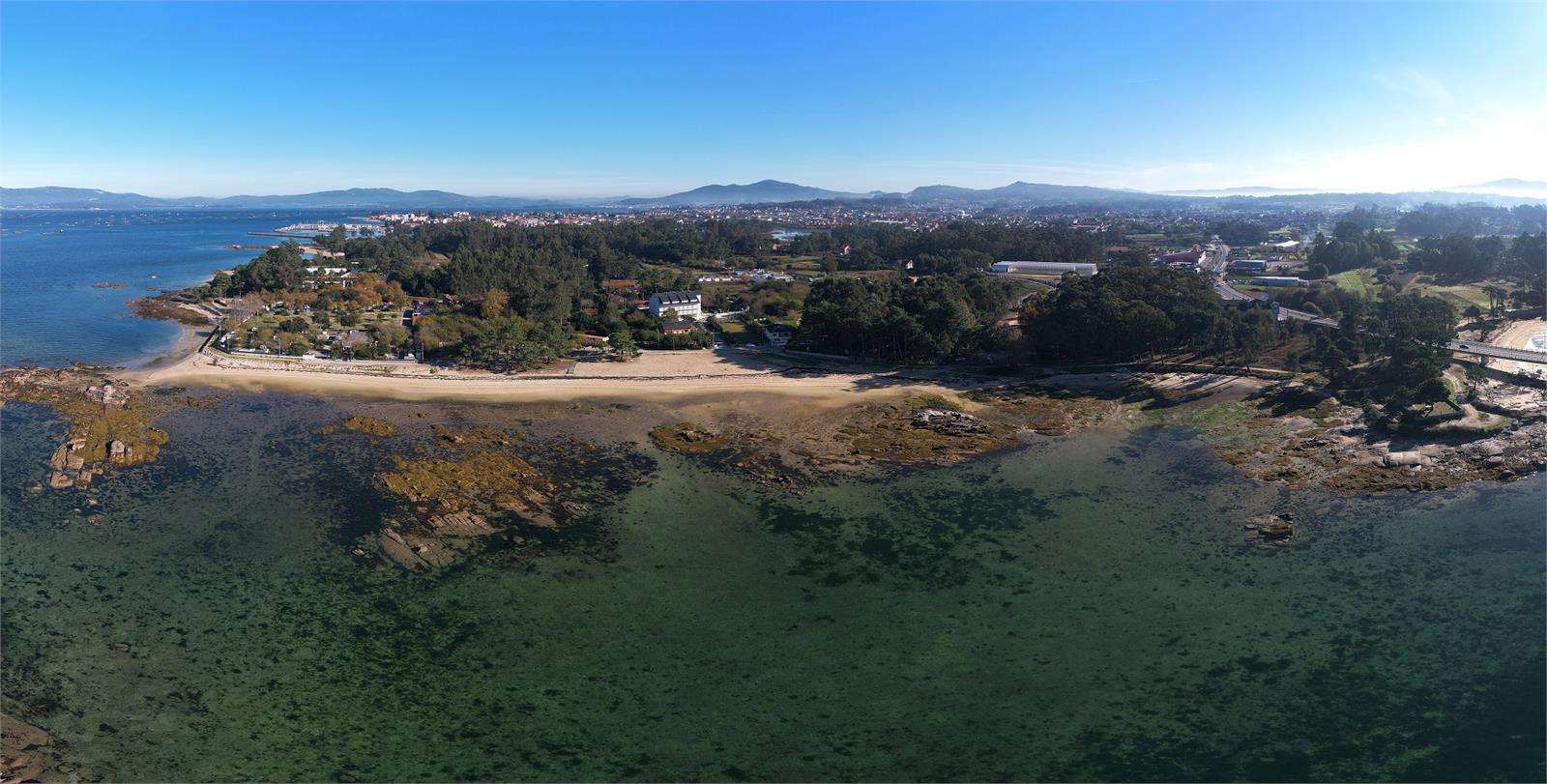 Playa Pasaxe en Vilanova de Arousa