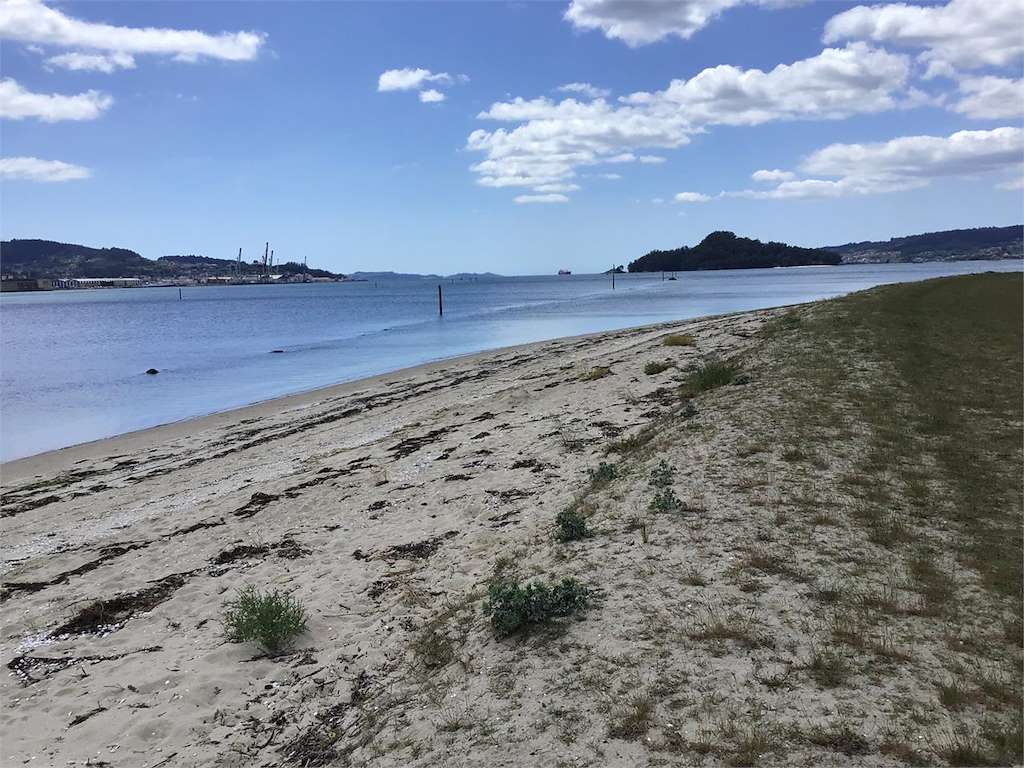 Playa Polvorín en Poio