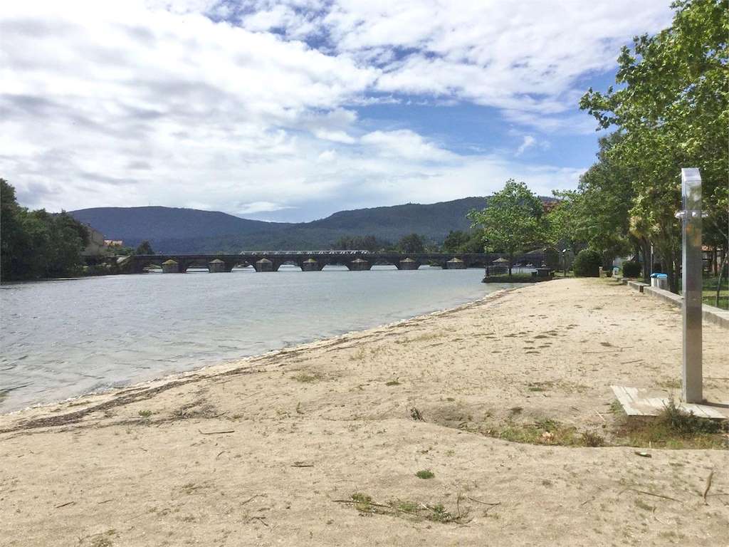 Playa Pontesampaio en Pontevedra