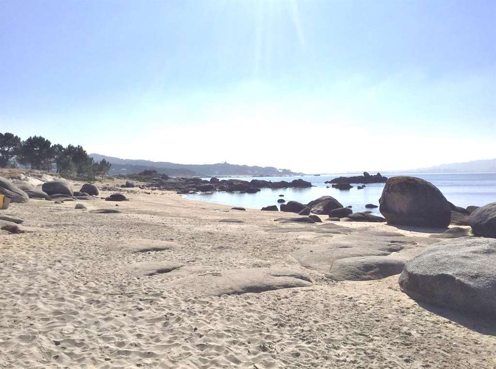 Playa Portiño en O Grove