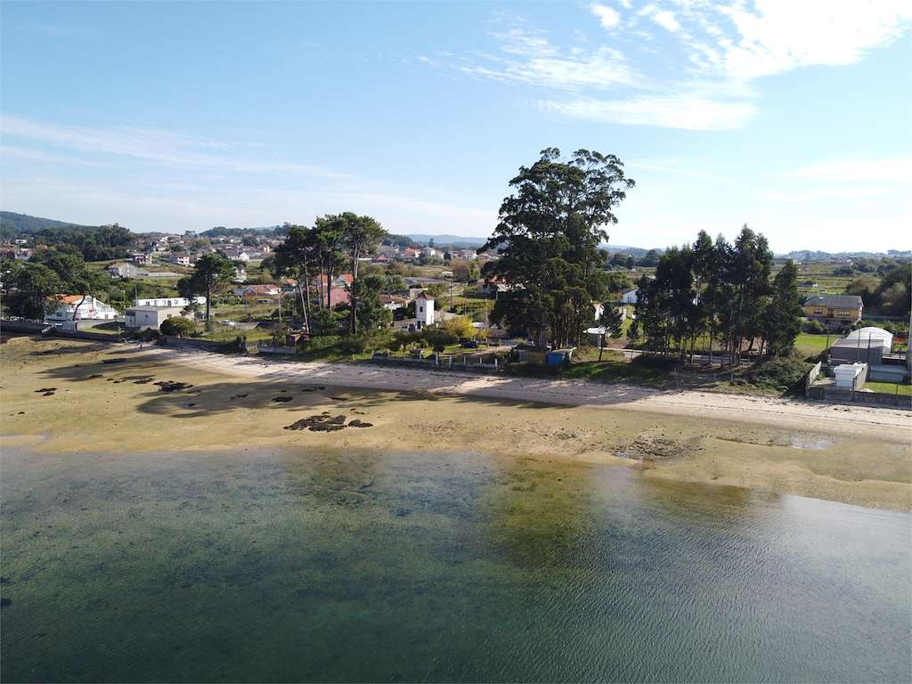 Playa Pozo de Mar en Vilanova de Arousa
