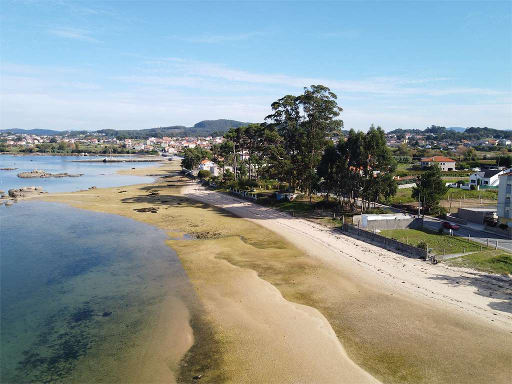 Playa Pozo de Mar en Vilanova de Arousa