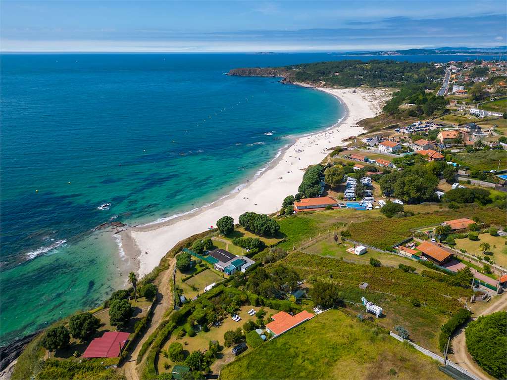 Playa Pragueira en Sanxenxo