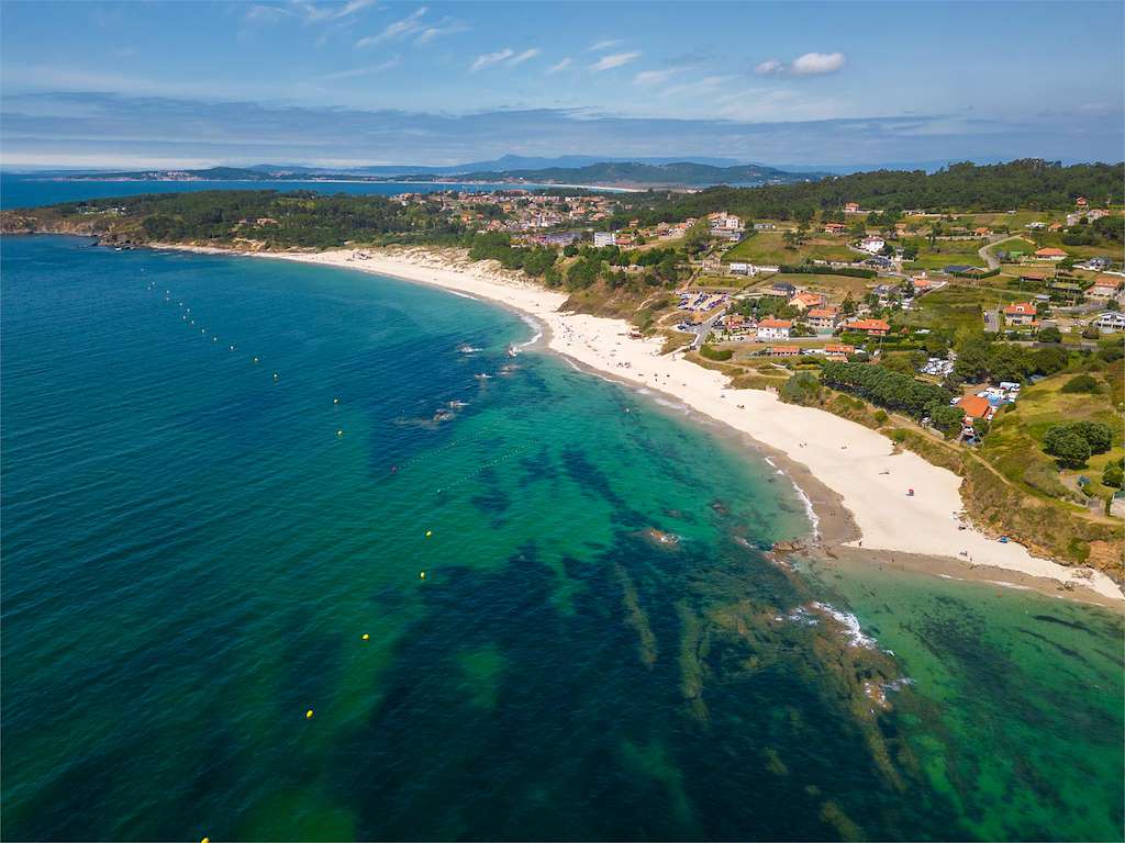 Playa Pragueira en Sanxenxo