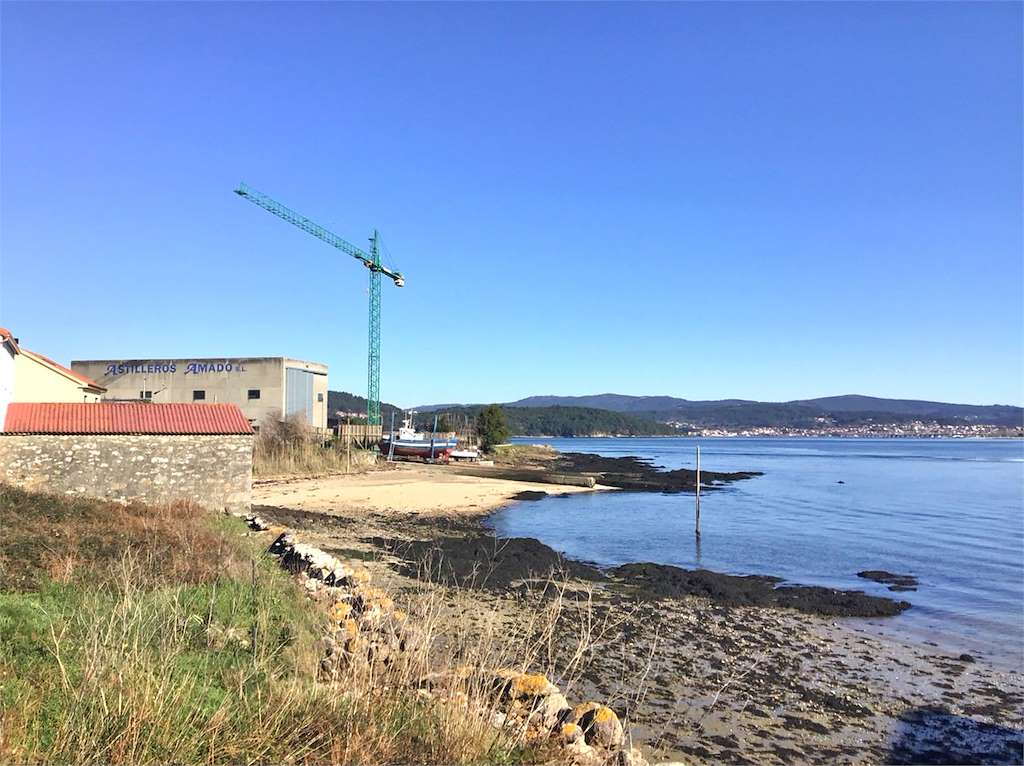 Playa Punta Corbeira en Outes