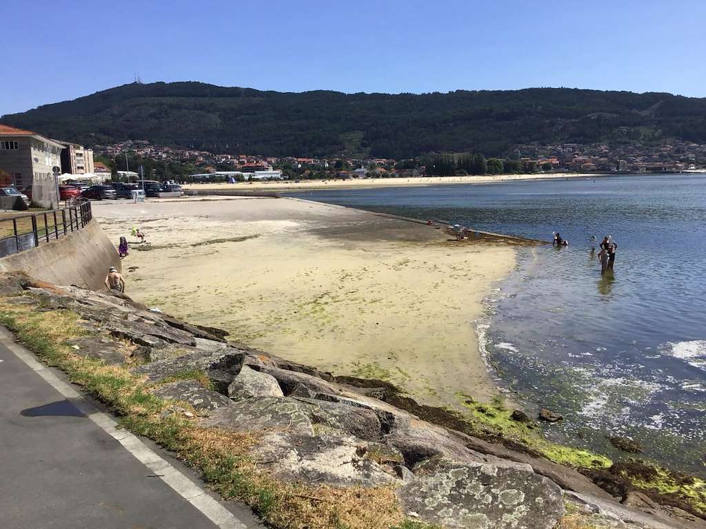 Playa Puntillón en Moaña