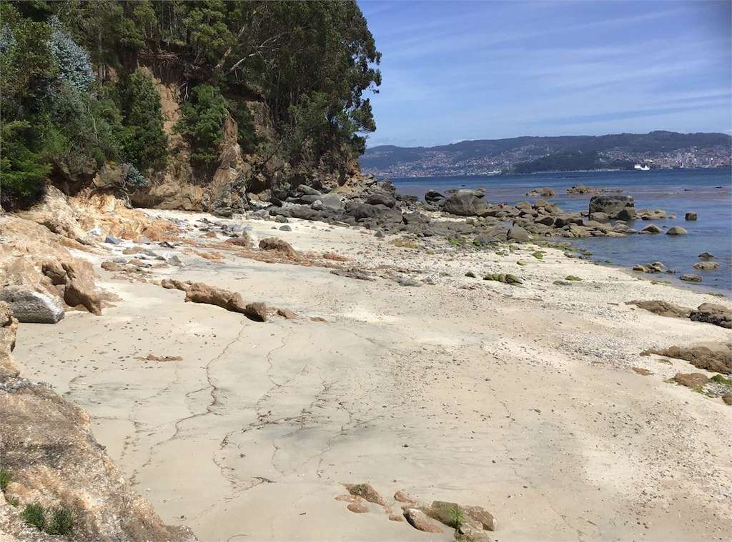 Playa Regueira en Moaña