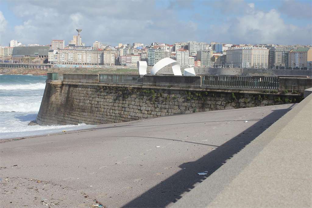 Playa Riazor en A Coruña