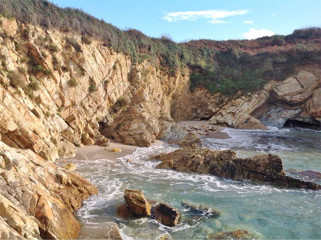 Playa Rocas Blancas en Ribadeo