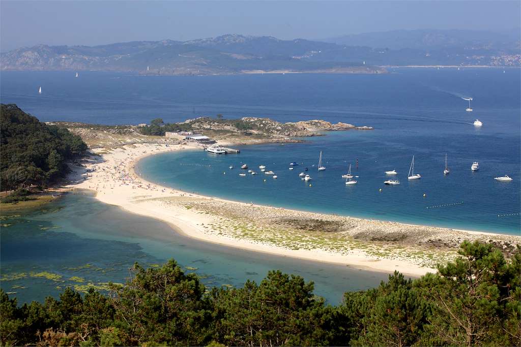 Playa Rodas en Vigo