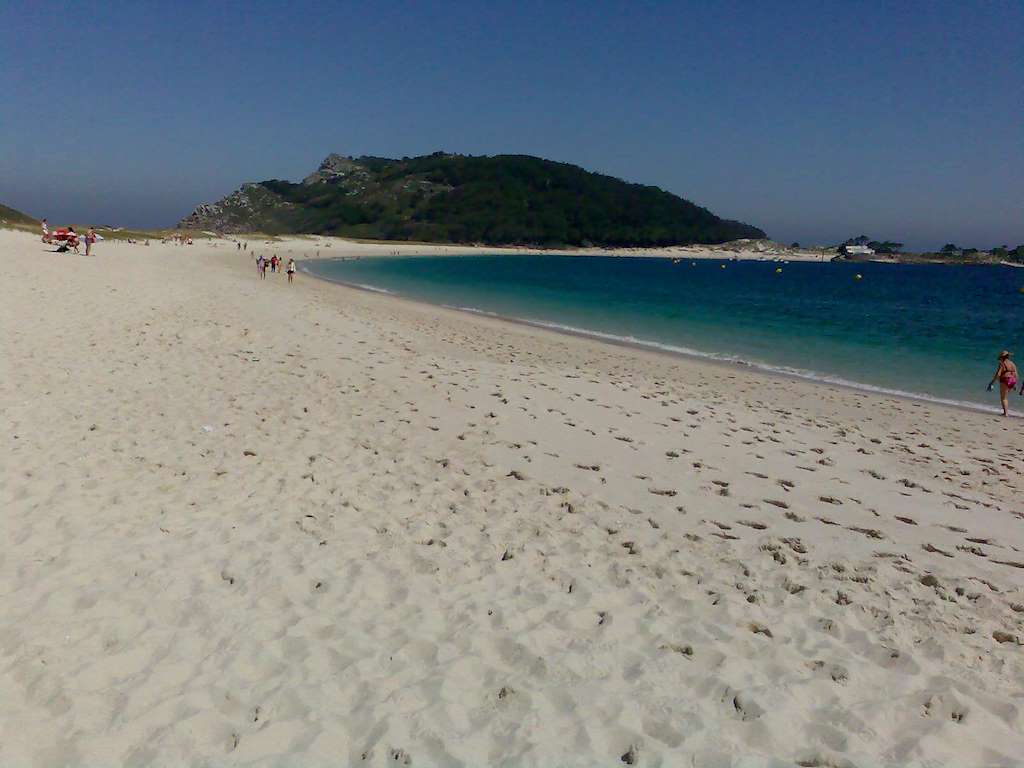 Playa Rodas en Vigo