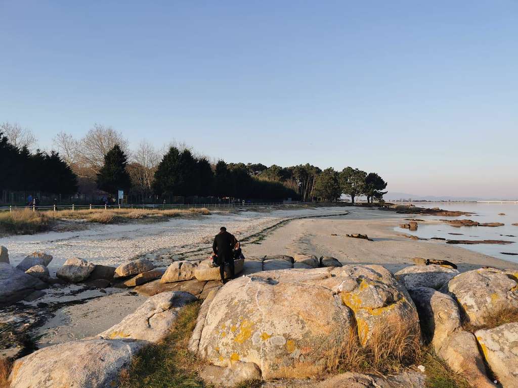 Playa Salinas en A Illa de Arousa