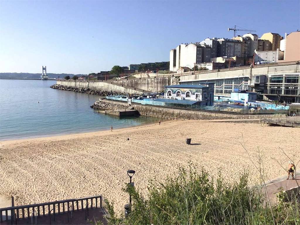 Playa San Amaro en A Coruña