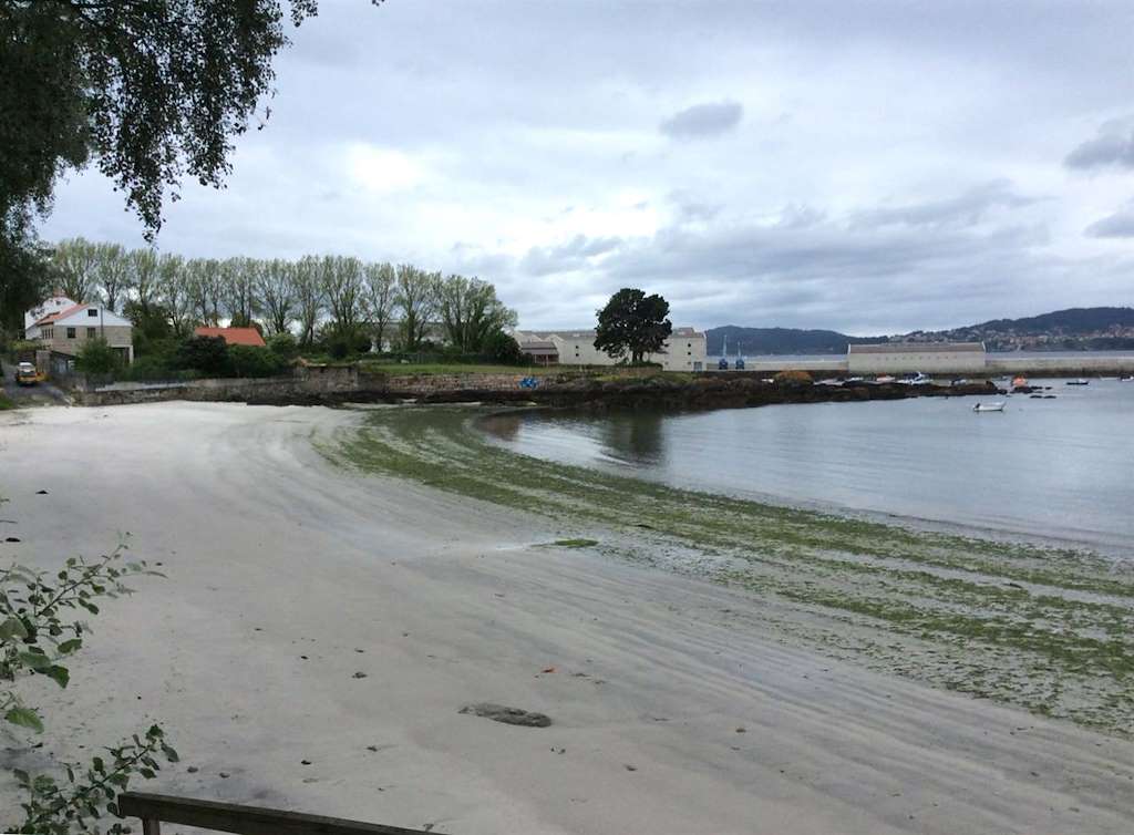 Playa Santa Baia en Vigo