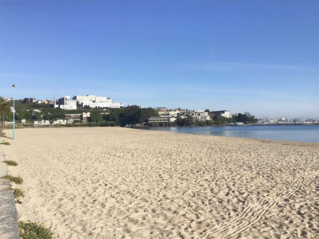Playa Santa Cristina en Oleiros