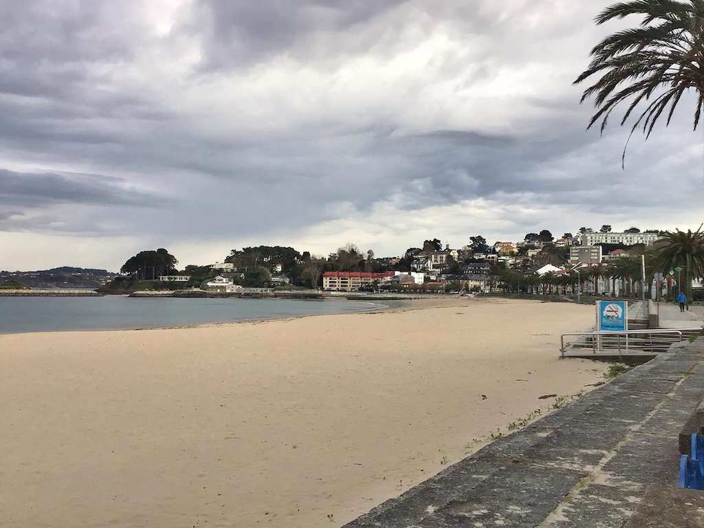 Playa Santa Cristina en Oleiros