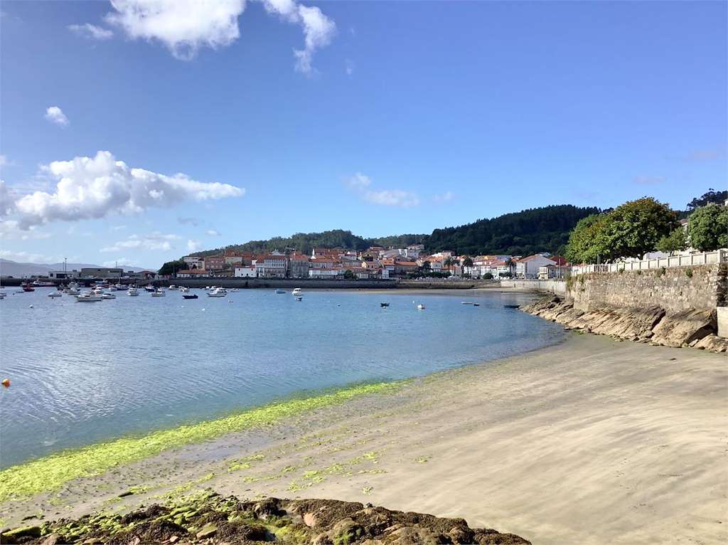 Playa Santa Isabel en Corcubión