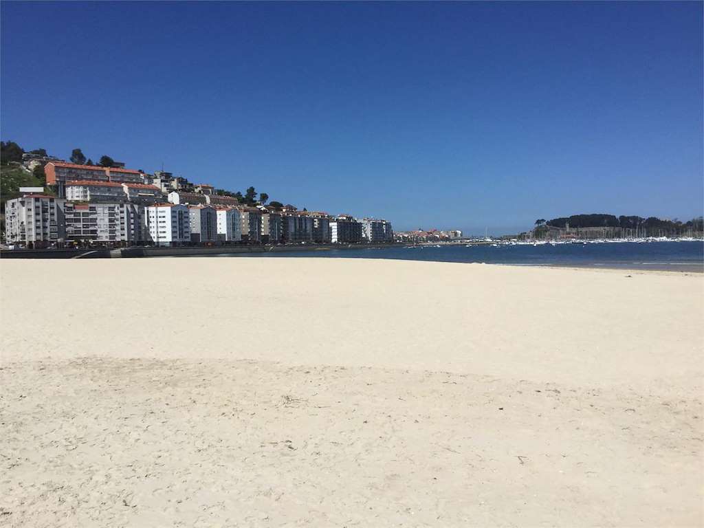 Playa Santa Marta en Baiona