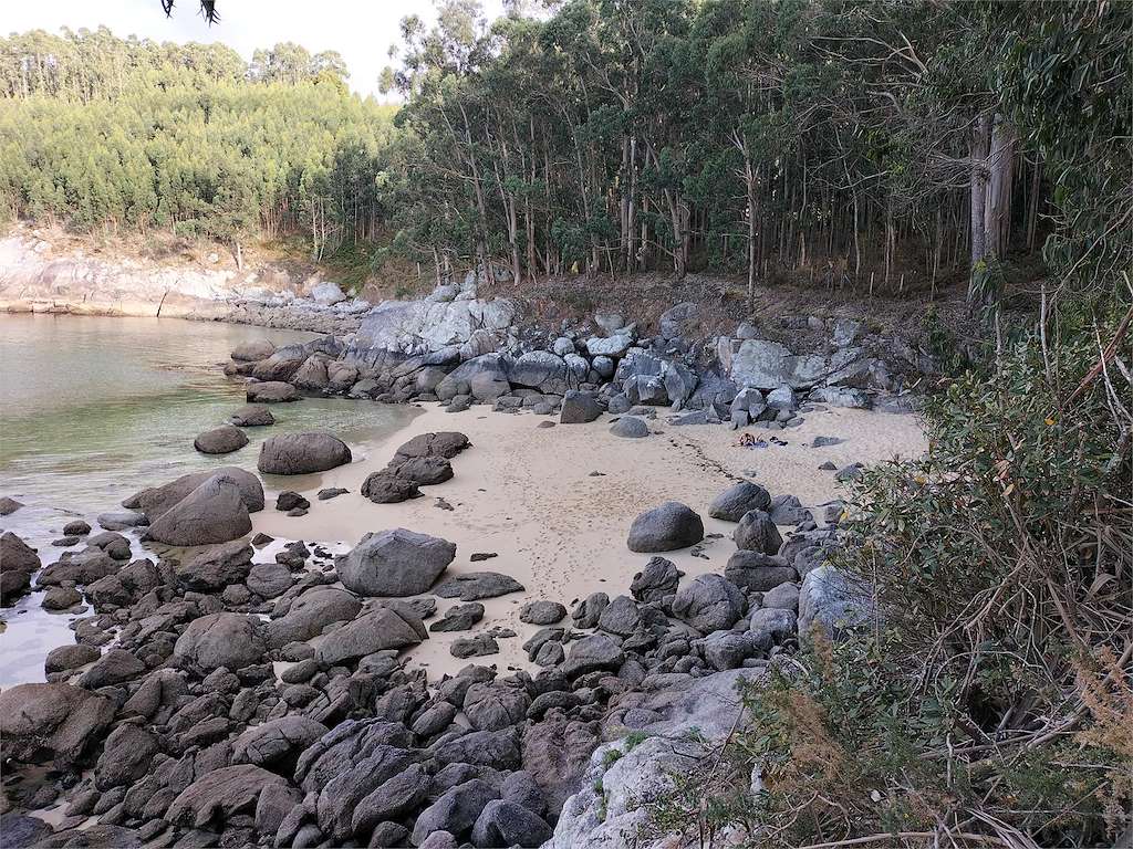 Playa Sartaxéns en Bueu