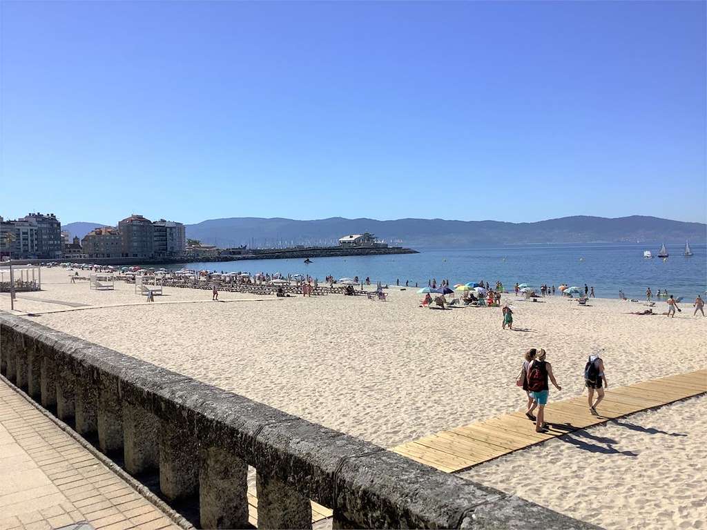 Playa Silgar en Sanxenxo