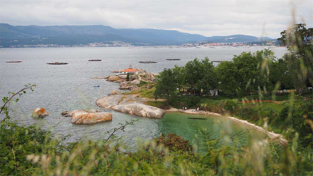 Playa Sualaxe - O Faro en A Illa de Arousa
