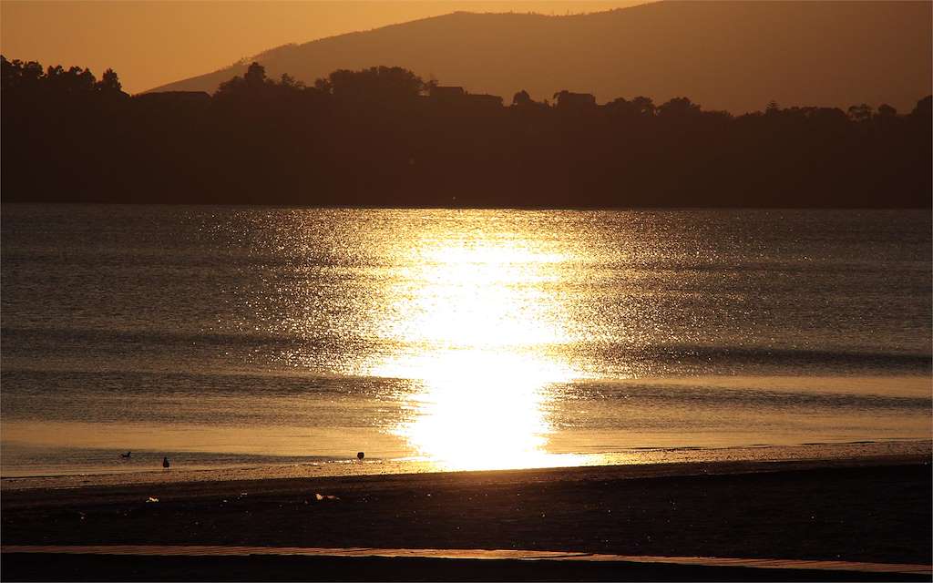 Playa Tanxil en Rianxo