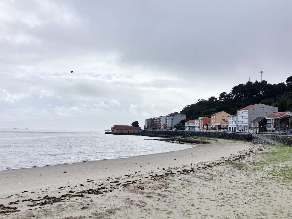 Playa Virxe do Camiño en Muros