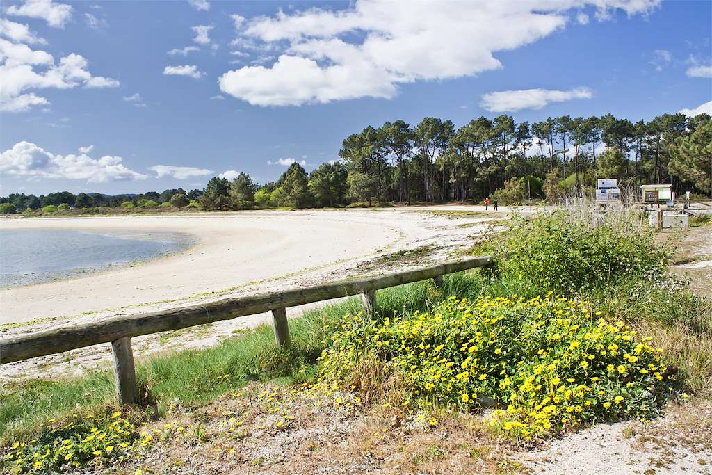 Playa Xastelas en A Illa de Arousa