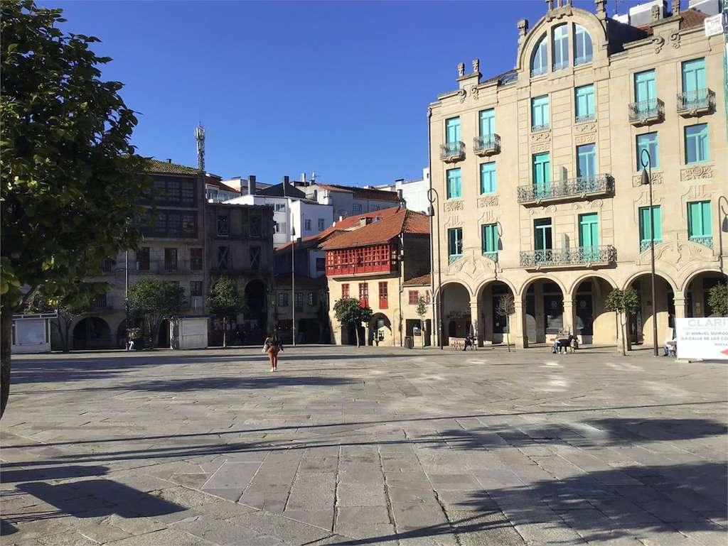 Plaza de A Ferrería en Pontevedra