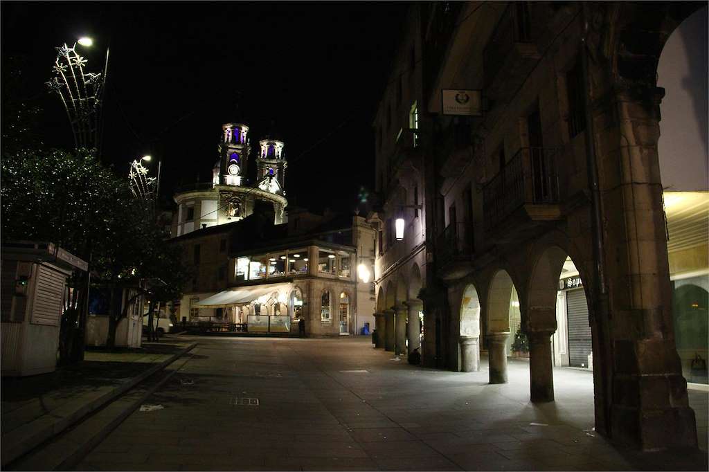 Plaza de A Ferrería en Pontevedra