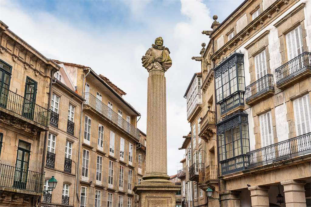 Plaza de Cervantes en Santiago de Compostela