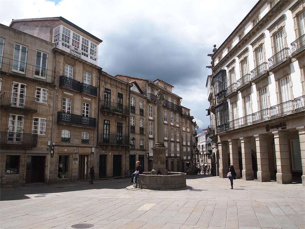 Plaza de Cervantes en Santiago de Compostela