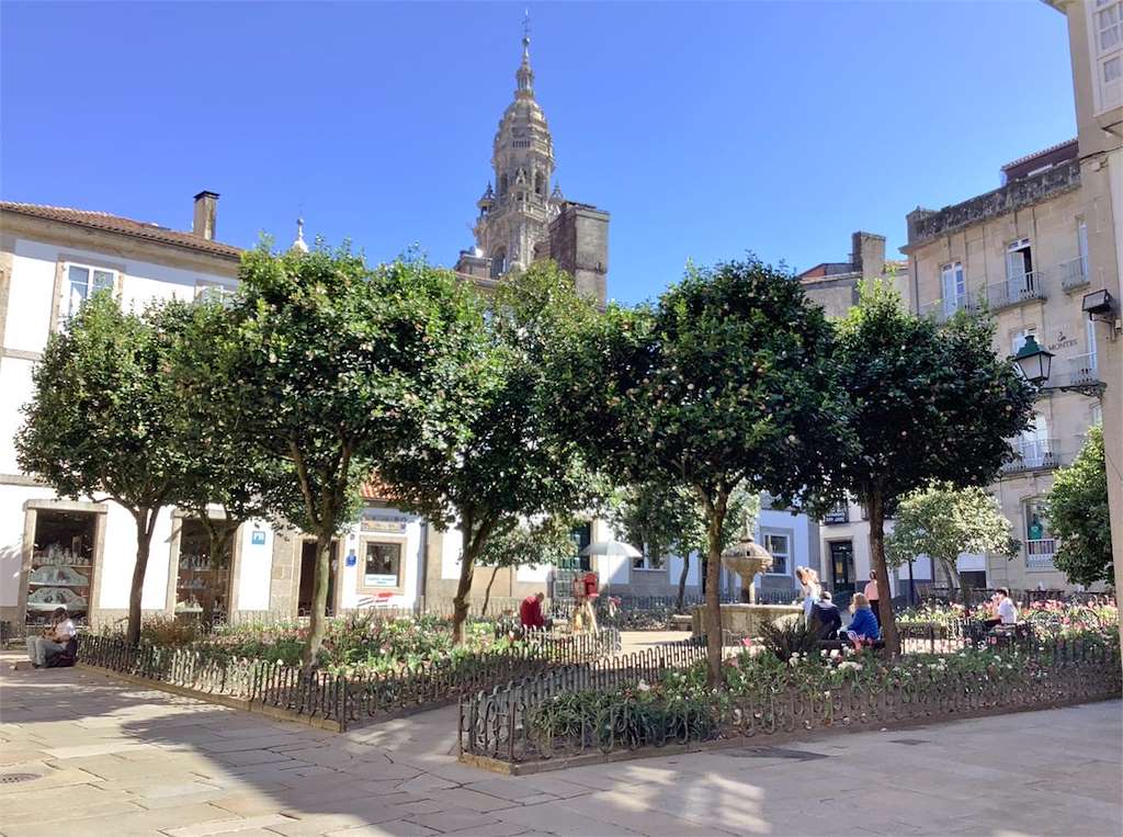 Plaza de Fonseca en Santiago de Compostela