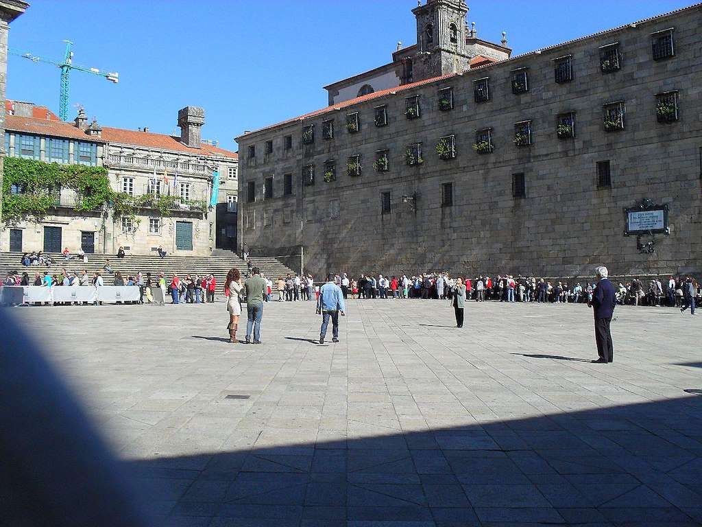 Plaza de la Quintana en Santiago de Compostela