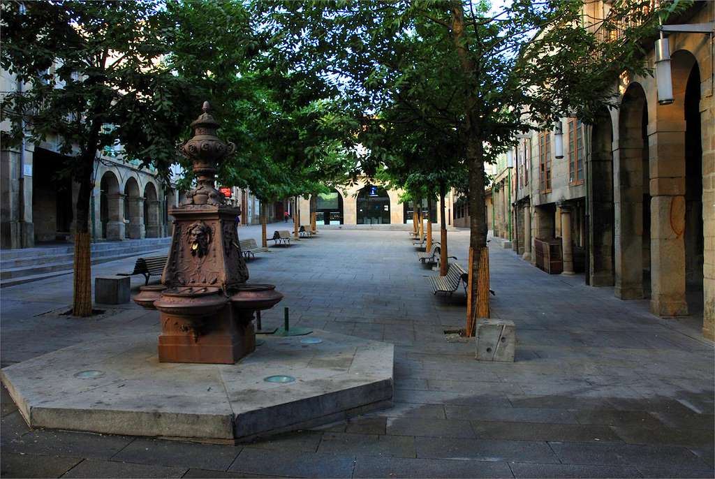 Plaza de la Verdura en Pontevedra