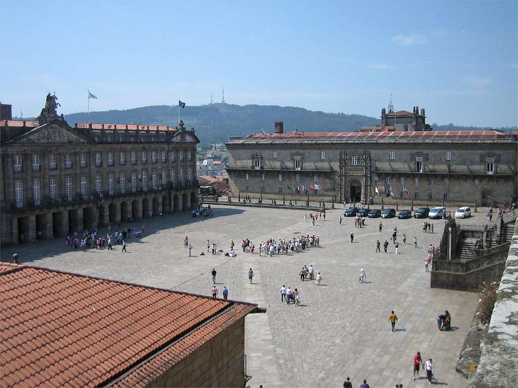 Plaza del Obradoiro en Santiago de Compostela