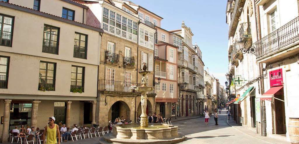 Plaza do Ferro en Ourense