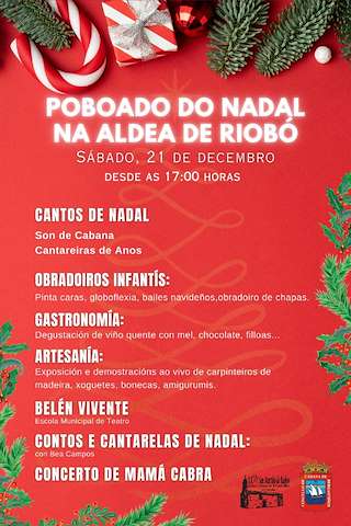 Fechas, información, programa, cartel, imágenes, mapa y ubicación de Poboado do Nadal de Riobó  en  Cabana de Bergantiños