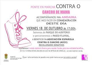 Ponte en Marcha Contra o Cancro de Mama - Andaina Popular en Quiroga
