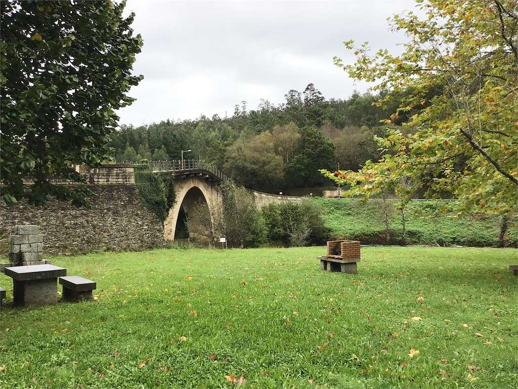 Ponte e Área Recreativa da Cazolga en Lourenzá