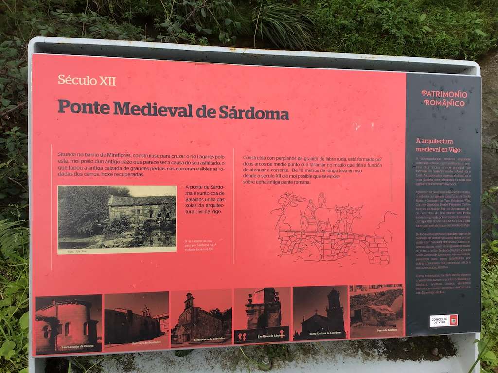 Ponte Medieval de Sardoma  en Vigo