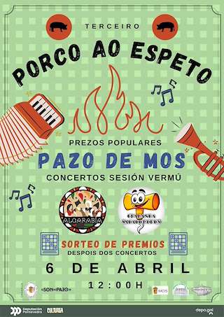 Fechas, información, programa, cartel, imágenes, mapa y ubicación de III Porco ao Espeto  en  Mos
