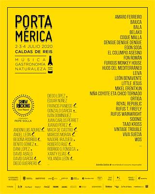 Portamérica (2026) en Portas