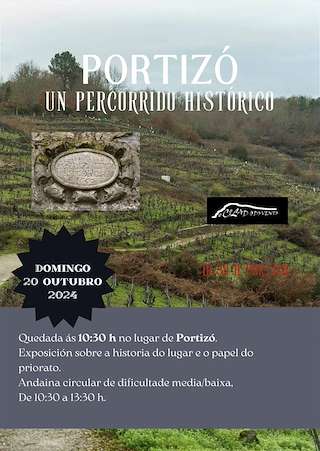 Fechas, información, programa, cartel, imágenes, mapa y ubicación de Portizó - Un  Recorrido Histórico  en  Sober