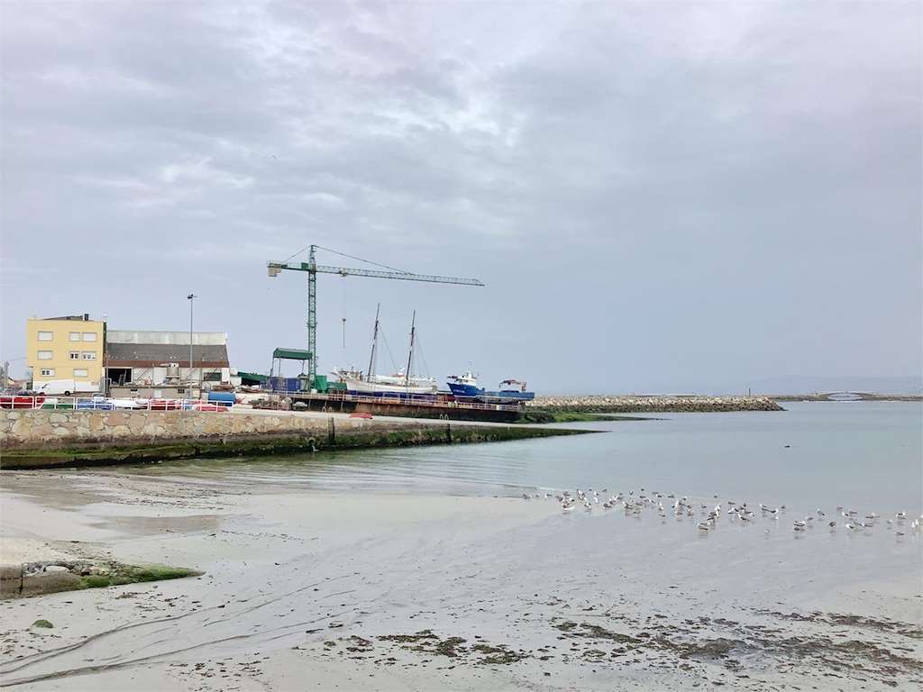 Porto de Aguiño en Ribeira